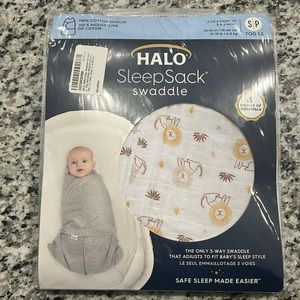 Halo - SWADDLE COTTON MUSLIN sleep sack (small) 1.5 tog